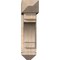 Ekena Millwork Merced Arts and Crafts Smooth Bracket w/ Offset Brace, Douglas Fir, 7 1/2"W x 28"D x 28"H BKT0806X28X28MRC03SDF - alternate 3